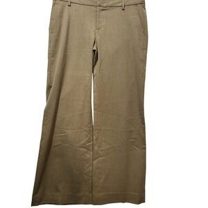 GAP Women's Tan Stretch Wide Leg Trouser Pants Size 4R